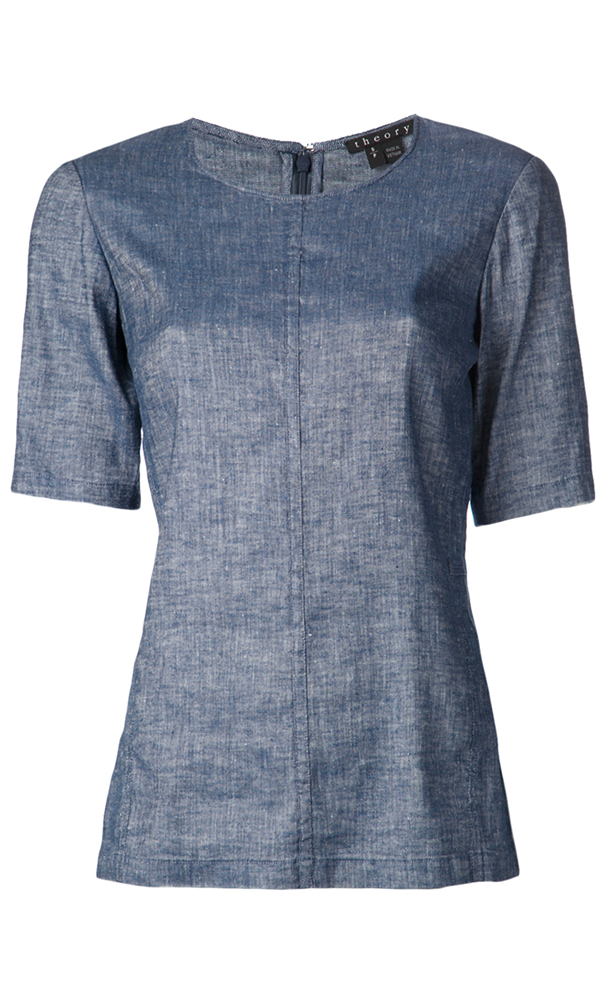 Denim blouse